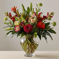 Autumn Harvest Lily & Dahlia Arrangement | LUXE Macon