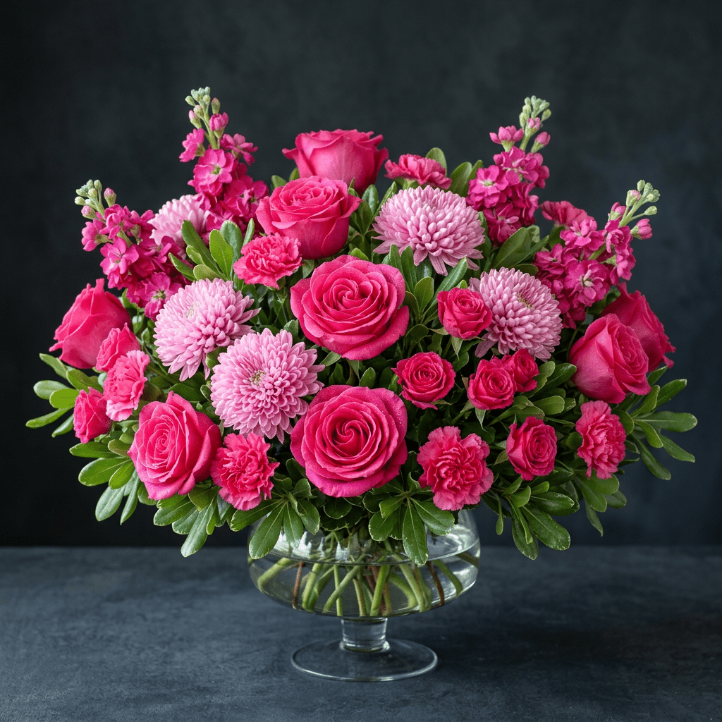 dripping in petals flower arrangement macon ga florist