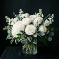 elegant sympathy vase flower arrangement macon ga florist