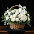 heartfelt sympathy basket flower arrangement macon ga florist