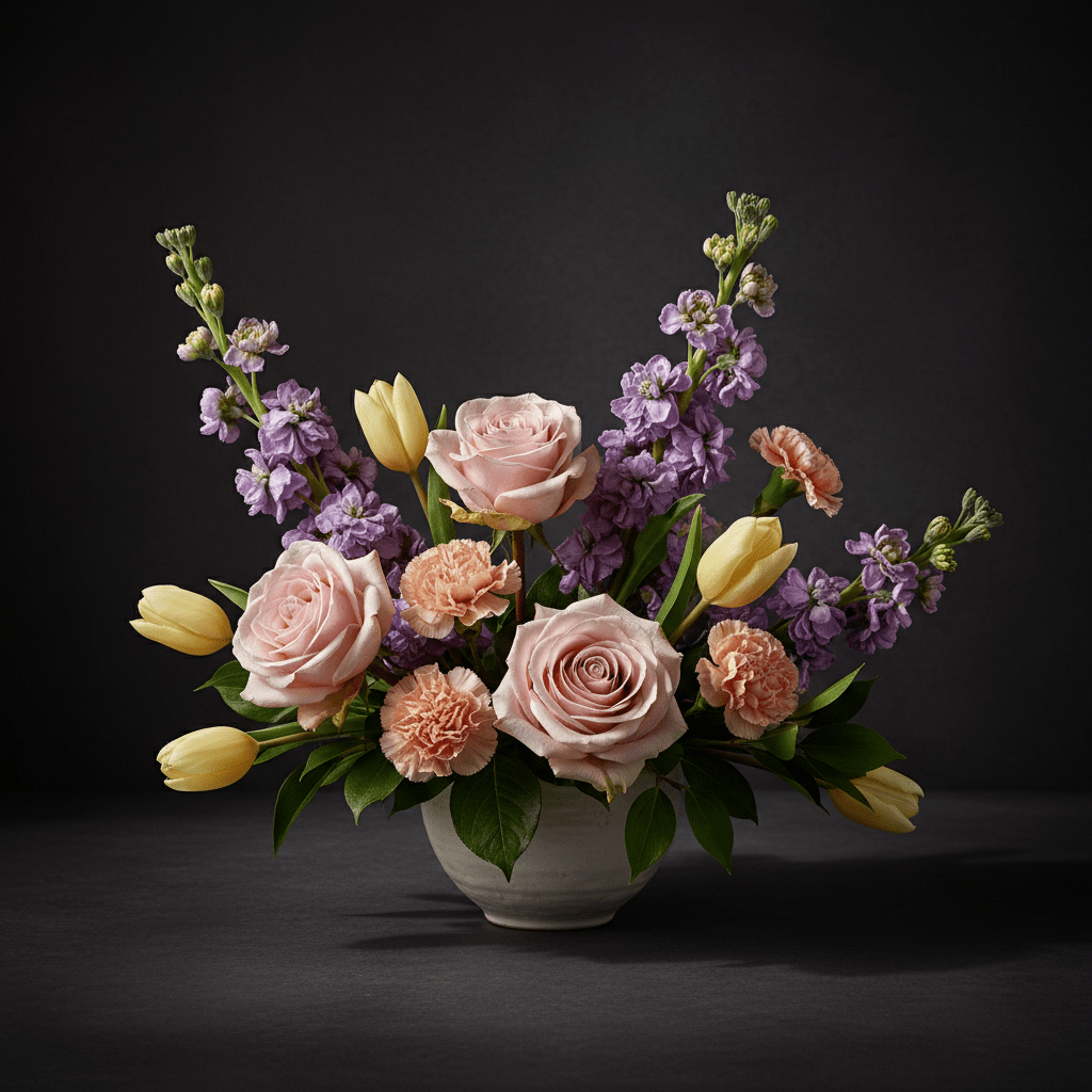 lavender dreams flower arrangement macon ga florist