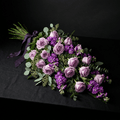 Lavender Rose & Stock Funeral Sheaf | LUXE Macon