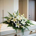 Lily Serenity Casket Spray | LUXE Macon