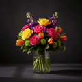 petite spring flower arrangement macon ga florist