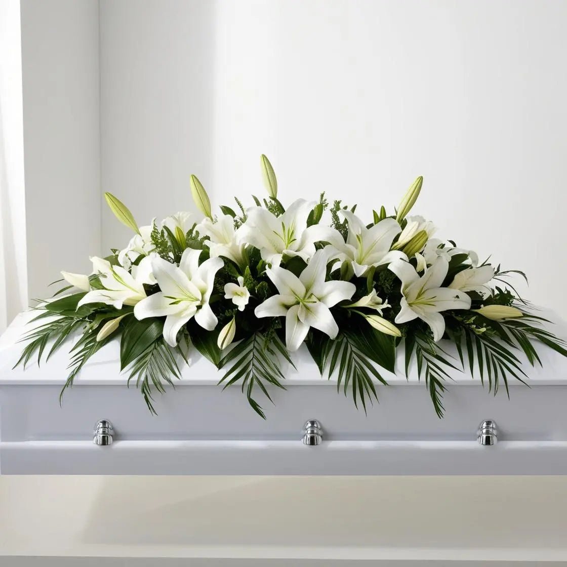 Pure Grace Casket Spray | LUXE Macon