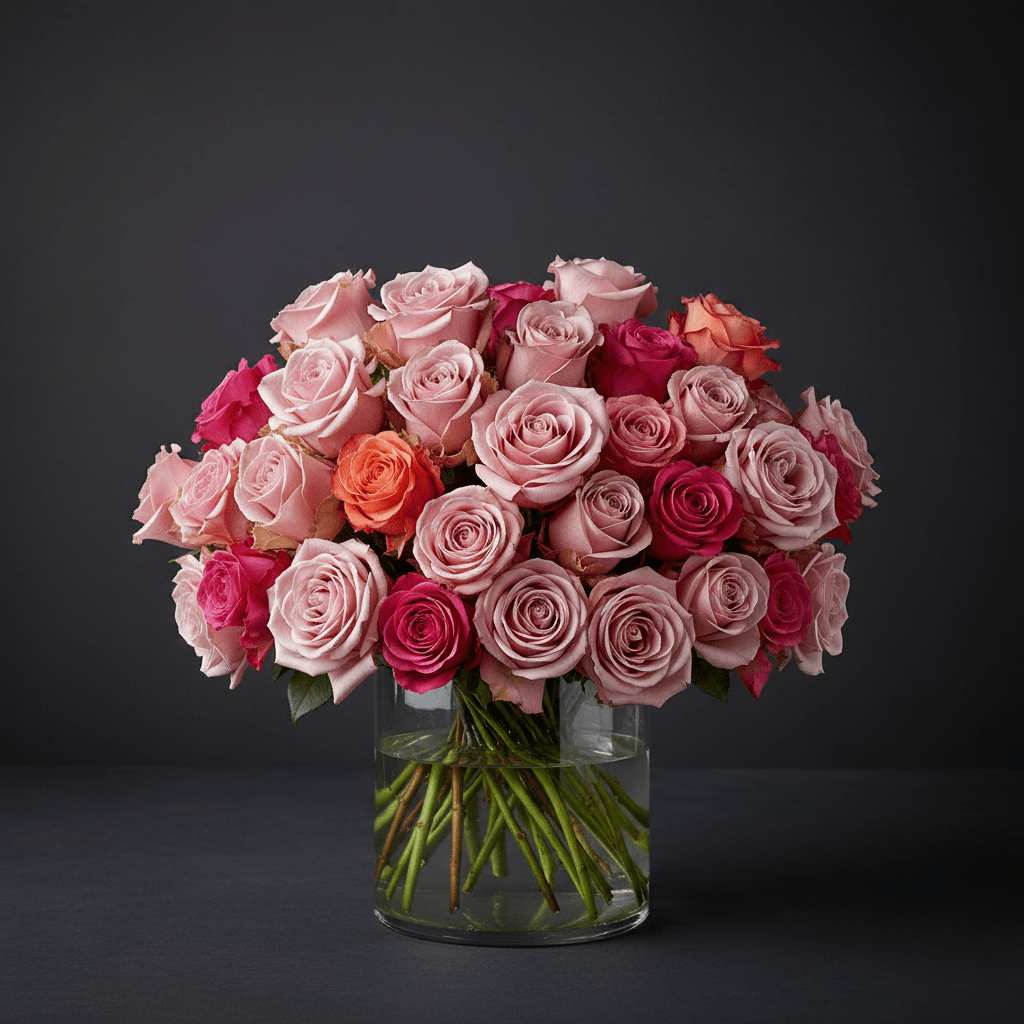 Shades of Pink Rose Collection | LUXE Macon