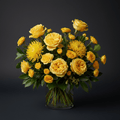Sunshine Yellow Rose Arrangement | LUXE Macon